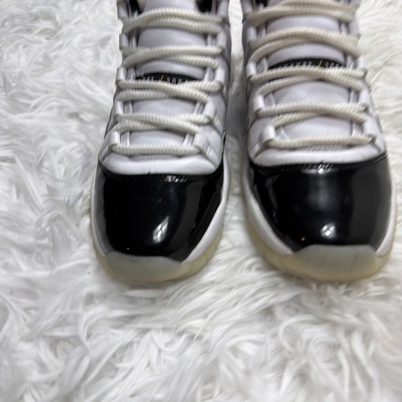 Air Jordan‎ 11  DMP Gratitude Sz 7Y Black White Mid Sneakers Shoes 378038-170 main image 4